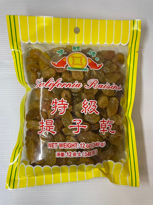 Dried California Raisins (Premium Size) 特级提子干- 即食 12oz