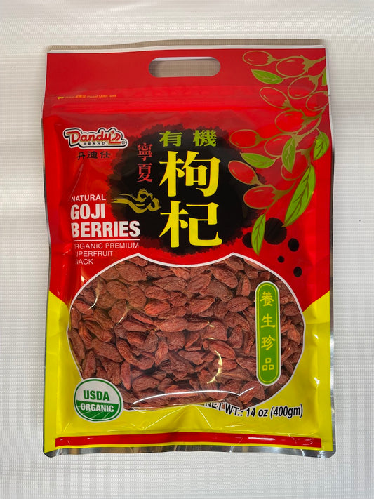 Dried Organic Red Goji Berries 宁夏天然(有机)红枸杞子 14oz
