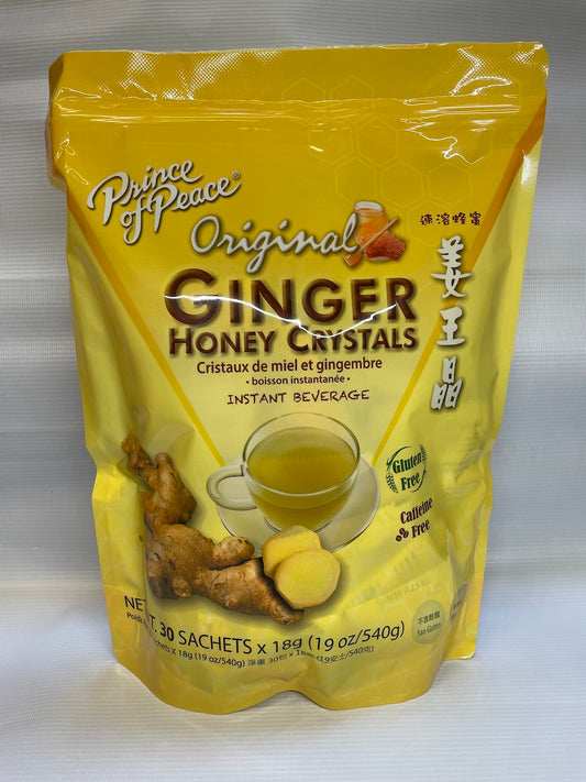 Instant Ginger Honey Crystal Tea (30 Sachets) 速溶蜂蜜姜王晶茶