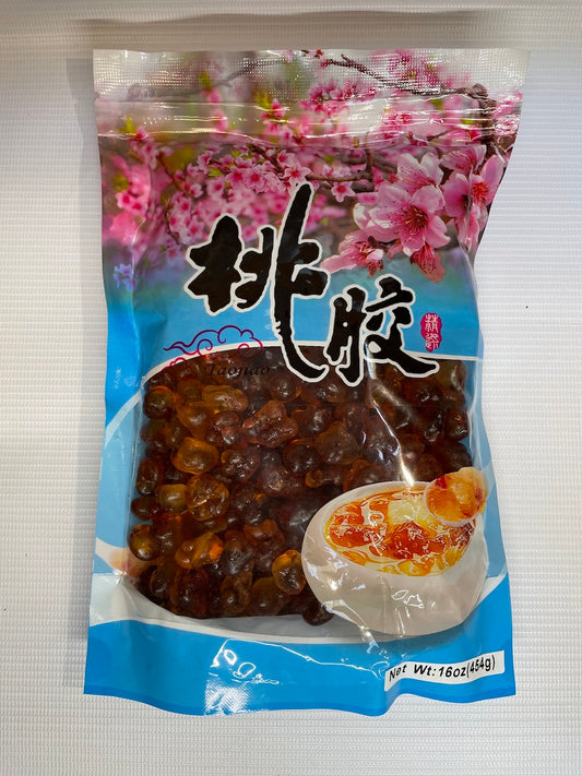 Dried Peach Gum Tao Jiao 桃胶 16oz