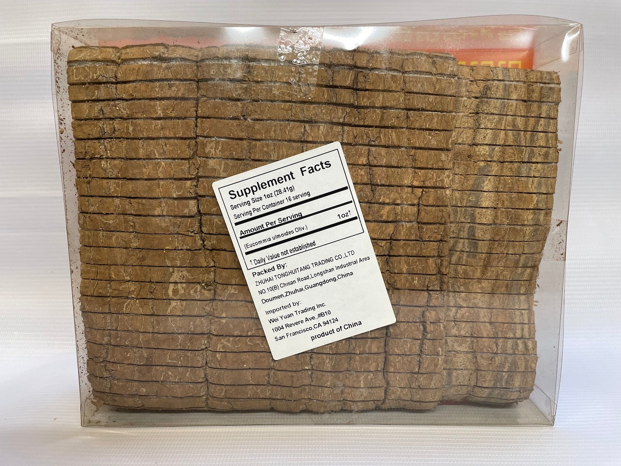 Eucommia Ulmoides Du Zhong 精选杜仲丝 16oz