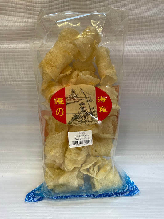 Dried FIsh Maw 花胶卷 16oz