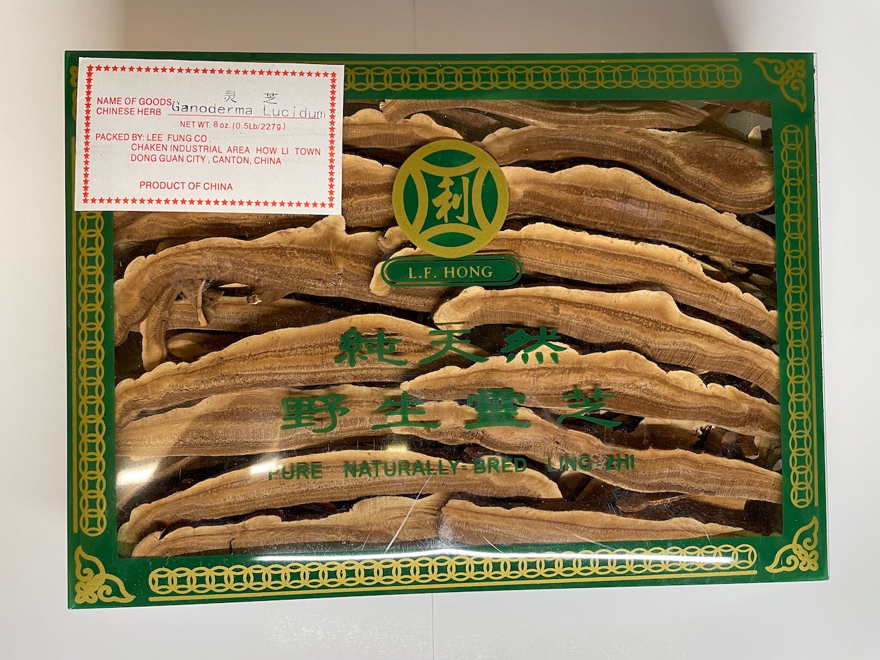 Ganoderma Lucidum Reichi Slice Ling Zhi 野生灵芝片 8oz