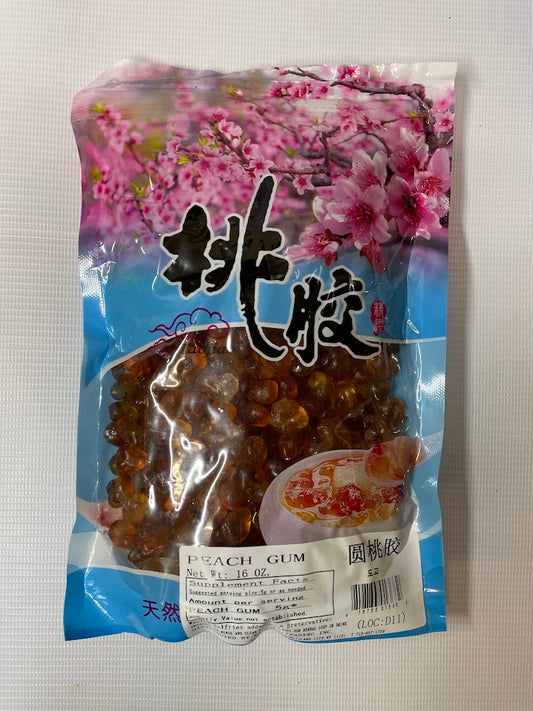 Dried Peach Gum (Round) Yuan Tao Jiao 圆桃胶 16oz